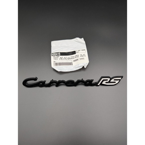 Porsche West Germany Other - New OEM Porsche 911 Carrera 2.7 RS 1972 1973 Rear Lid Decal Logo Emblem + Kit